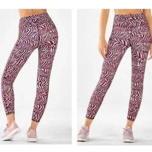 FABLETICS Women's Powerhold Zebra Purple Print SIZE‎ S